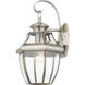 Monterey 1 Light 13 inch Brushed Nickel Outdoor Wall Lantern