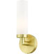 Aero 1 Light 4 inch Satin Brass ADA ADA Single Sconce Wall Light