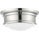 Astor 2 Light 11 inch Polished Chrome Flush Mount Ceiling Light