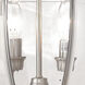 Monterey 2 Light 20.25 inch Brushed Nickel Medium Outdoor Wall Lantern