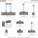 Vistaview 3 Light 15 inch English Bronze Semi-Flush Ceiling Light