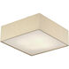 Summit 4 Light 15 inch Bronze Semi Flush Mount Ceiling Light, Large