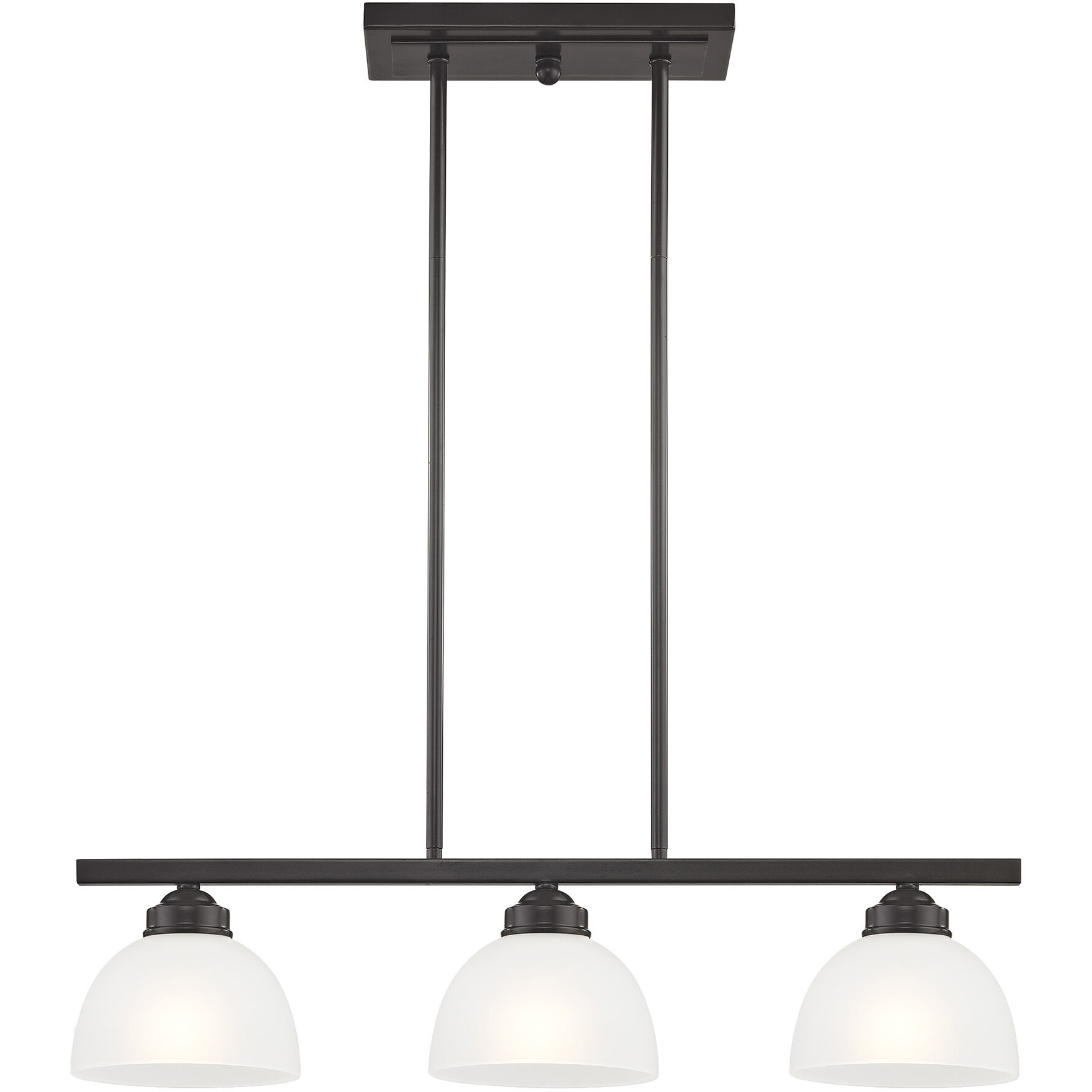 Somerset 3 Light 28 inch English Bronze Linear Chandelier Ceiling Light