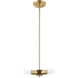 Copenhagen 3 Light 13 inch Satin Brass Mini Chandelier Ceiling Light