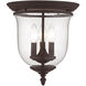 Legacy 3 Light 12 inch Bronze Flush Mount Ceiling Light