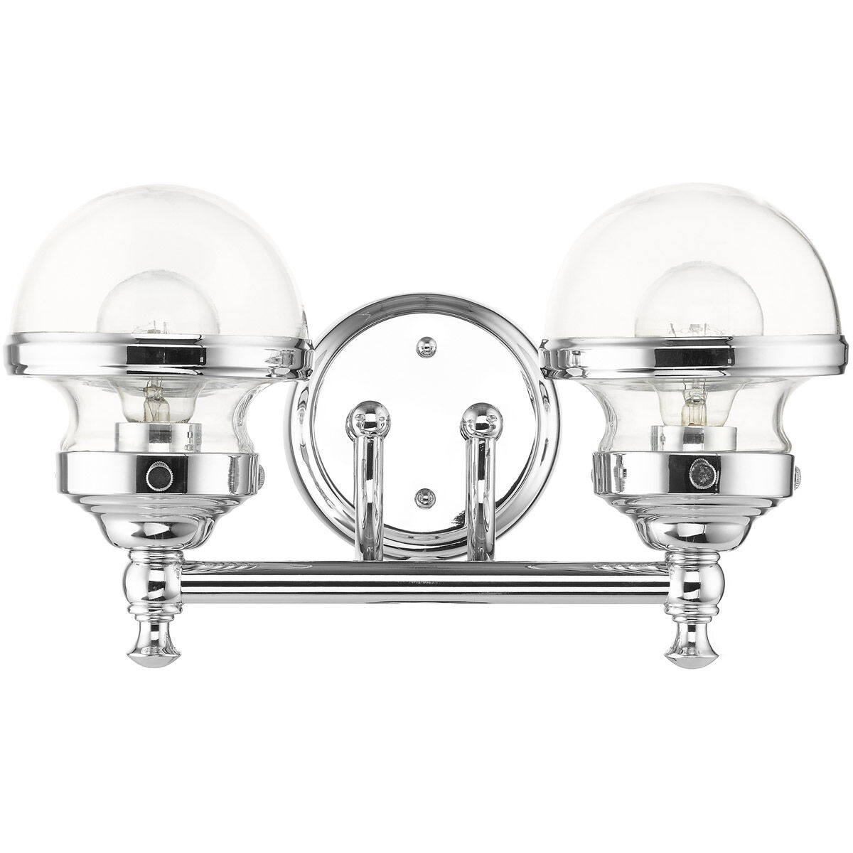 Oldwick 2 Light 15 inch Polished Chrome Vanity Sconce Wall Light
