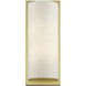 Brenton 2 Light 6 inch Soft Gold ADA Wall Sconce Wall Light