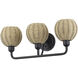 Summervine 3 Light 23.5 inch Bronze Vanity Wall Sconce Wall Light