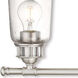 Lawrenceville 6 Light 47.5 inch Brushed Nickel Bath Vanity Wall Light
