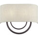 Stratton 2 Light 15 inch English Bronze ADA Wall Sconce Wall Light