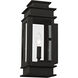 Princeton 1 Light 14 inch Black Outdoor Wall Lantern