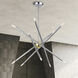 Soho 10 Light 28 inch Polished Chrome with Polished Brass Accents Chandelier Ceiling Light