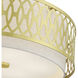 Vistaview 5 Light 24 inch Soft Gold Pendant Chandelier Ceiling Light