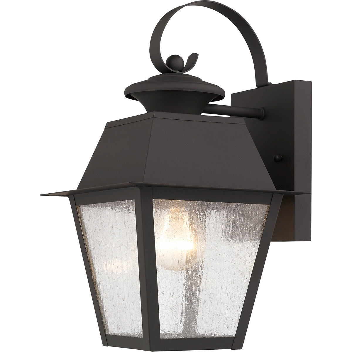 Mansfield 1 Light 13 inch Bronze Outdoor Wall Lantern