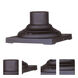 Outdoor Pier Mount Adapters 4.5 inch Bronze Outdoor Pier Mount Adapter