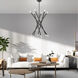 Soho 12 Light 28 inch Scandinavian Gray Chandelier Ceiling Light 