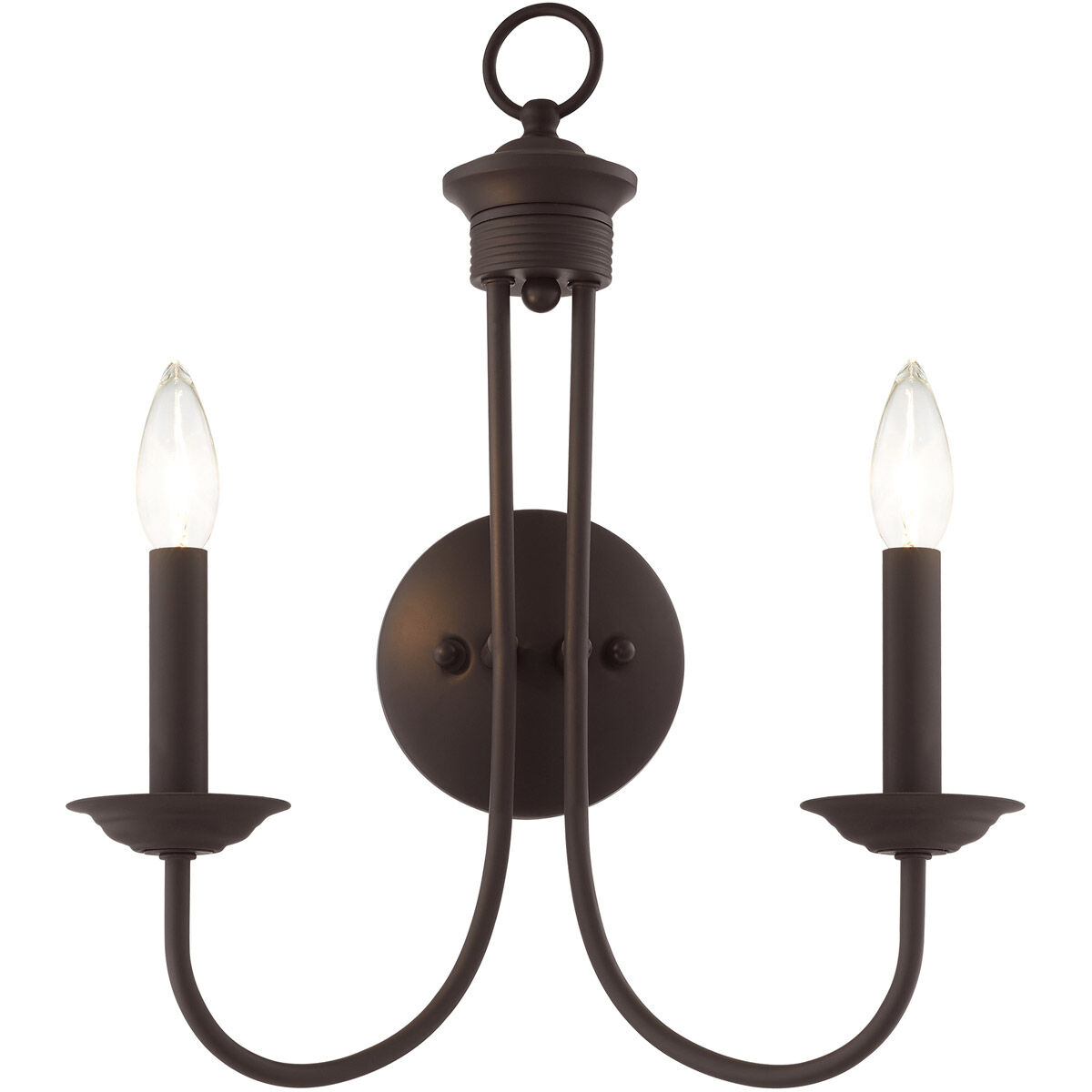 Estate 2 Light 14 inch Bronze Sconce Wall Light