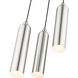 Ardmore 3 Light 13 inch Brushed Nickel Pendant Ceiling Light