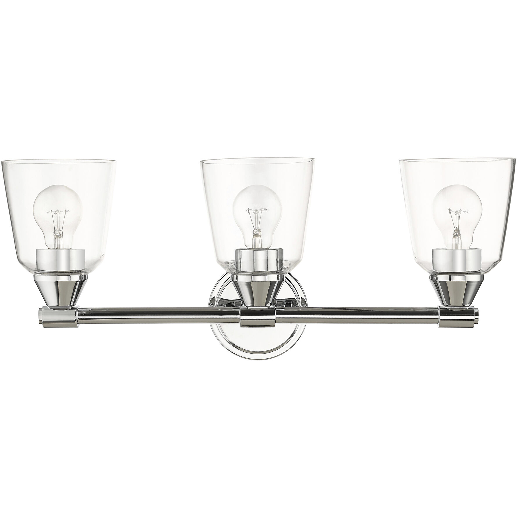 Catania 3 Light 23 inch Polished Chrome Vanity Sconce Wall Light