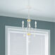 Glendale 3 Light 14 inch White Mini Chandelier Ceiling Light