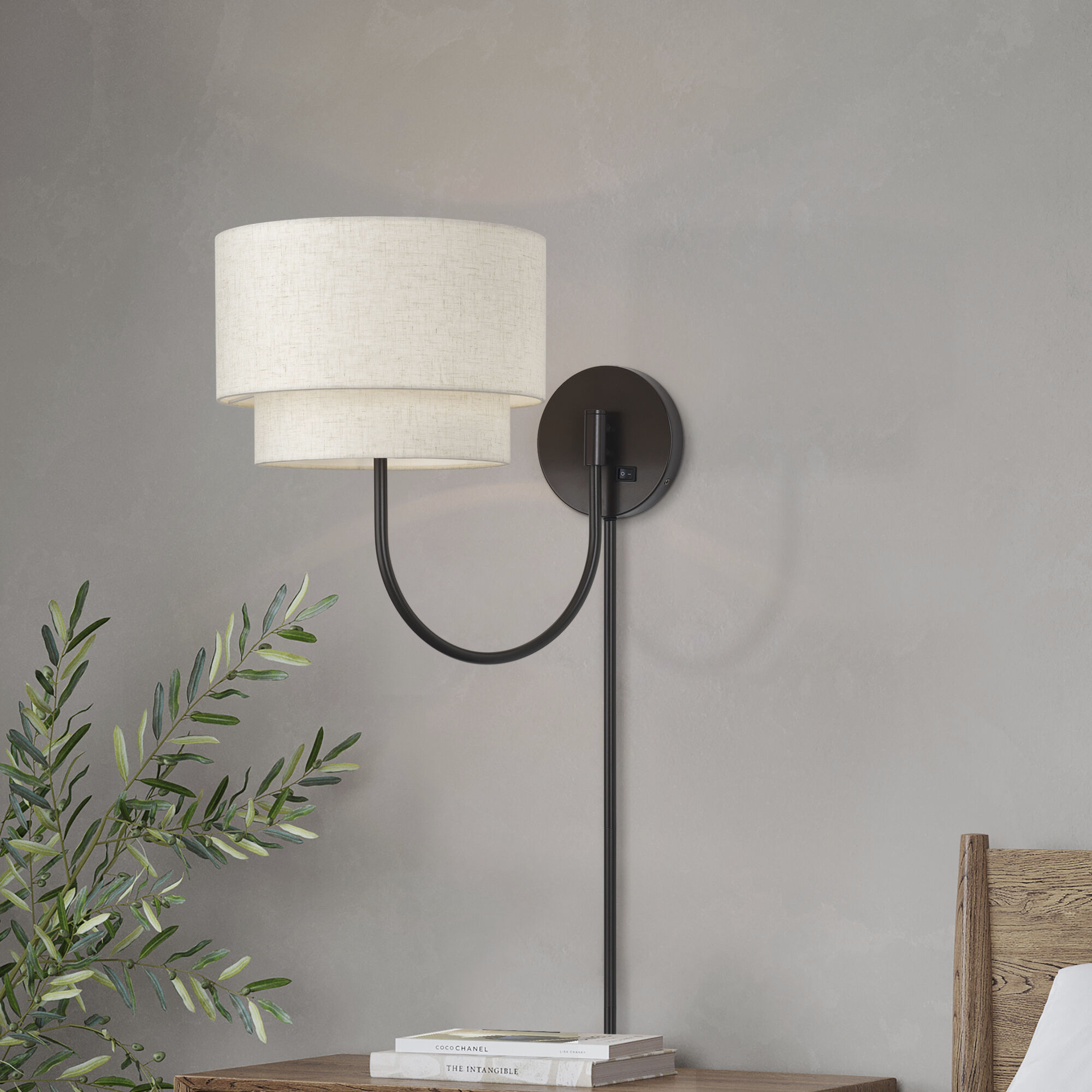 Manorwood 17.5 inch 60.00 watt English Bronze Swing Arm Wall Lamp Wall Light