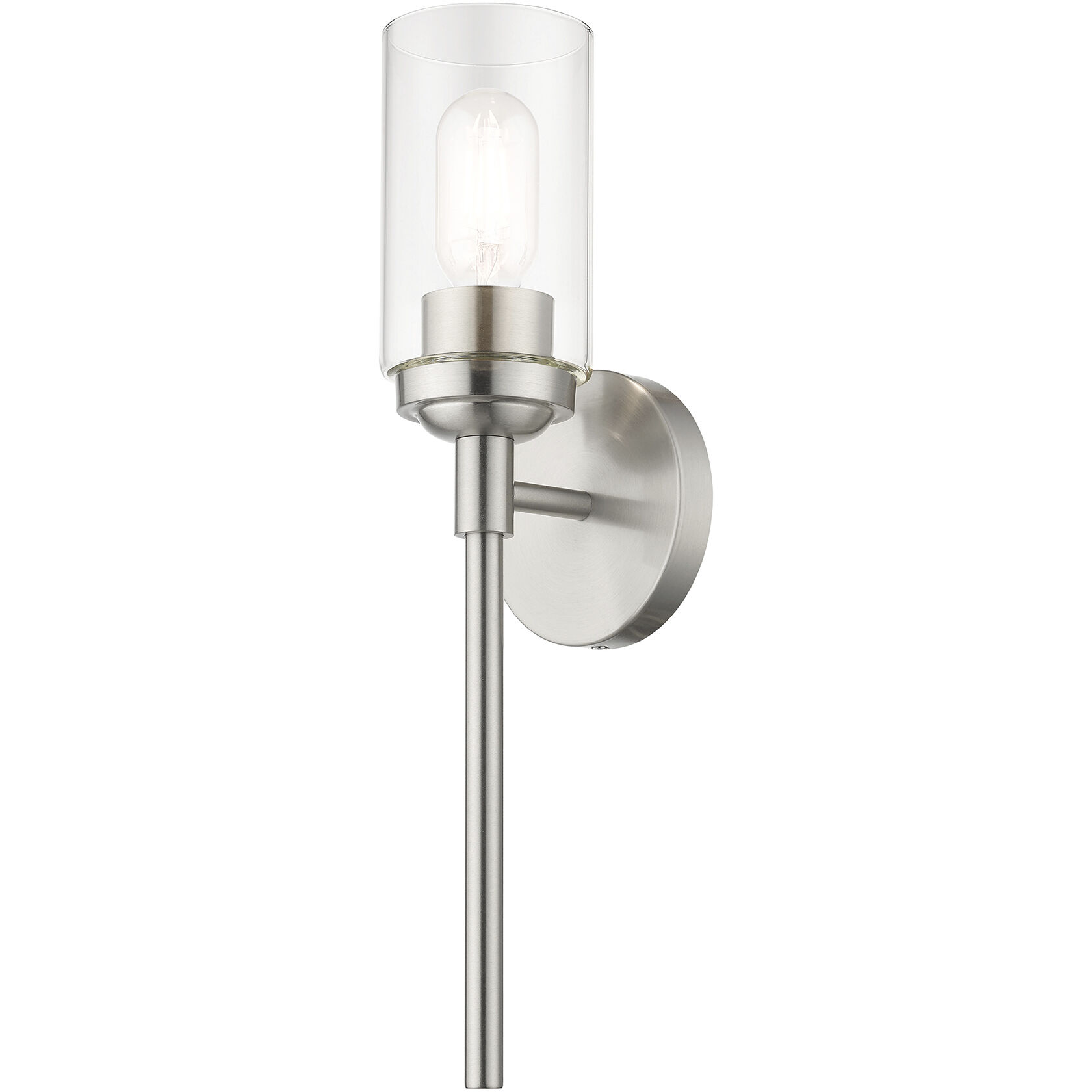 Whittier 1 Light 4.75 inch Brushed Nickel ADA Wall Sconce Wall Light, Single