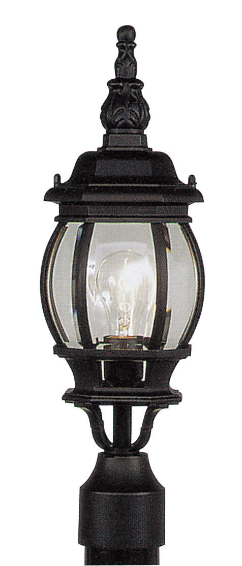 Frontenac 1 Light 19.5 inch Textured Black Outdoor Post Top Lantern
