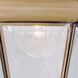 Georgetown 1 Light 15 inch Antique Brass Outdoor Wall Lantern