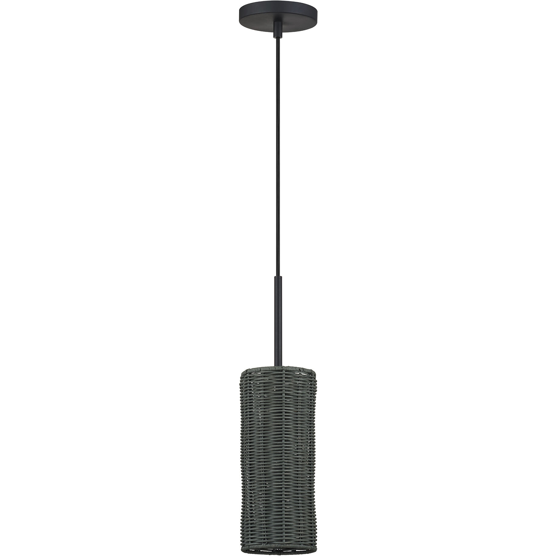 Weavington 1 Light 5.13 inch Black Mini Pendant Ceiling Light
