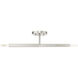 Monaco 2 Light 5.13 inch Brushed Nickel Semi-Flush Ceiling Light