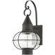 Newburyport 1 Light 20.5 inch Charcoal Outdoor Wall Lantern