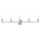 Lansdale 5 Light 34 inch Brushed Nickel Vanity Sconce Wall Light