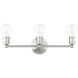 Lansdale 3 Light 20 inch Brushed Nickel Vanity Sconce Wall Light