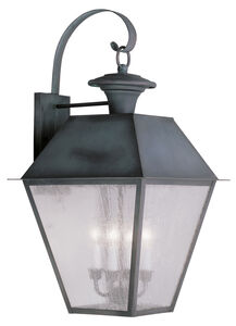Mansfield 4 Light 28 inch Charcoal Outdoor Wall Lantern