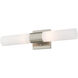 Aero 2 Light 18 inch Brushed Nickel ADA Bath Vanity Wall Light
