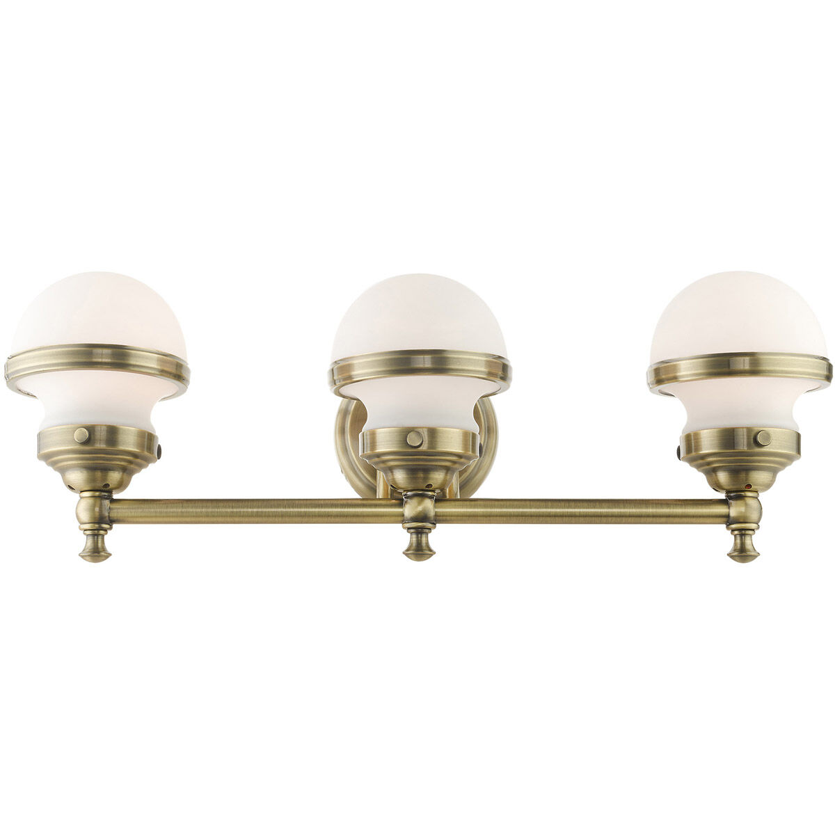 Oldwick 3 Light 24 inch Antique Brass Vanity Sconce Wall Light