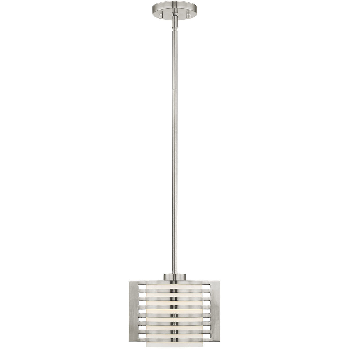 Hilliard 1 Light 5 inch Brushed Nickel Mini Pendant Ceiling Light