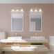 Middlebush 3 Light 23.5 inch Polished Brass Bath Vanity Wall Light