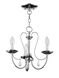 Mirabella 3 Light 14.5 inch Polished Chrome Chandelier Ceiling Light