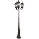 Hamilton 3 Light 86 inch Bronze Outdoor 3 Head Post