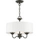 Edinburgh 3 Light 16 inch English Bronze Pendant Chandelier Ceiling Light