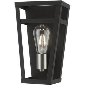 Schofield 1 Light 7 inch Black with Brushed Nickel Accents ADA Sconce Wall Light