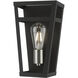 Schofield 1 Light 7 inch Black with Brushed Nickel Accents ADA Sconce Wall Light