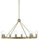 Lansdale 8 Light 34 inch Antique Brass Chandelier Ceiling Light