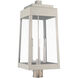 Oslo 3 Light 25 inch Brushed Nickel Outdoor Post Top Lantern