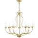 Katarina 7 Light 28 inch Soft Gold Chandelier Ceiling Light