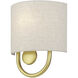 Stratton 1 Light 9 inch Soft Gold ADA Wall Sconce Wall Light