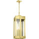 Lexington 4 Light 13 inch Natural Brass Outdoor Pendant Lantern