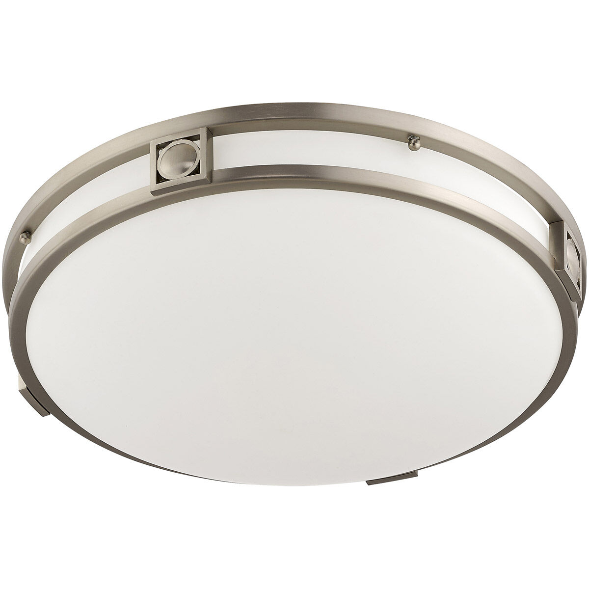 Titania 3 Light 16 inch Brushed Nickel Flush Mount Ceiling Light