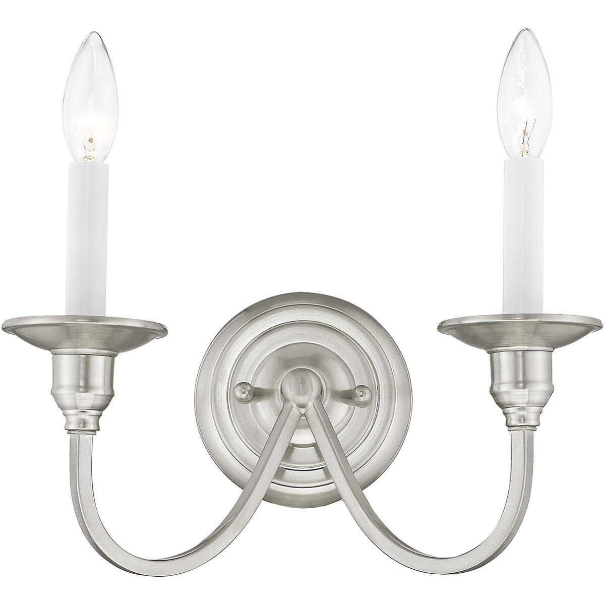 Cranford 2 Light 13 inch Brushed Nickel Wall Sconce Wall Light